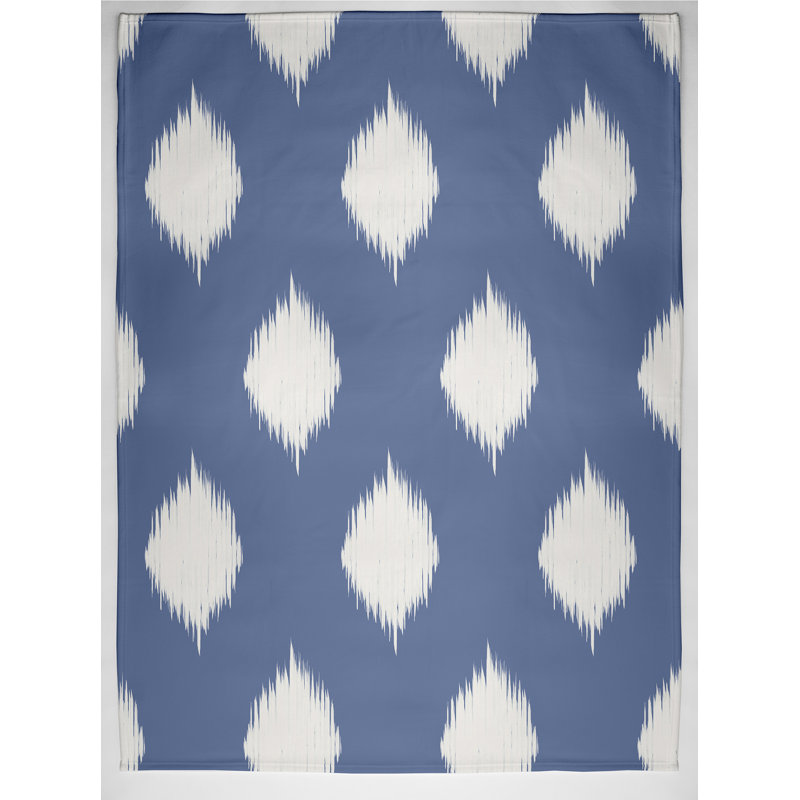Schuck Plain Weave / Muslin Throw Blanket, Blue