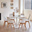 Metal Base Dining Table-994685813