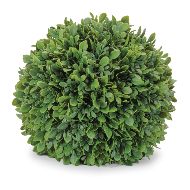 Boxwood Foliage Orb, 10.85" H x 10.9" W x 9.9" D