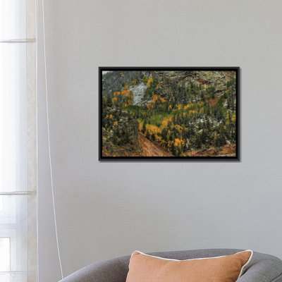 « automne wall » par bill sherrell, reproduction d’impression sur toile tendue