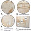 Ensemble de décorations murales abstraites minimalistes beige et blanc-112025627-111755839