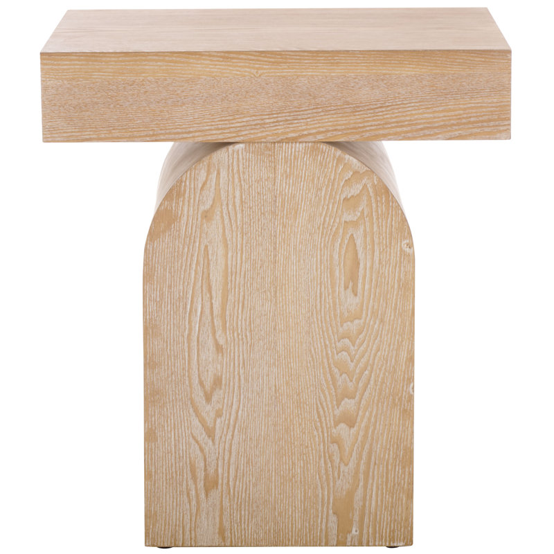 Table de bout Baraki, Blanc décoloré