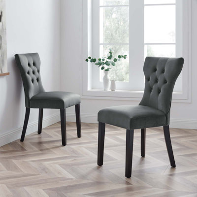 Modway Silhouette Performance Velvet Dining Chairs