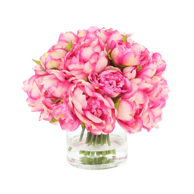Peony Arrangement in Vase