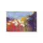 «Contemporary Meadow Red» par Carol Rowan, reproduction d'art sur toile-1019811523