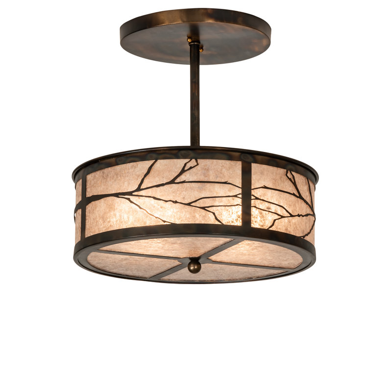 2 - Light Semi Flush Mount