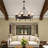 Liam 8 - Light Dimmable Wagon Wheel Chandelier