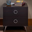 Table d'appoint ACME Elms, espresso-33419678