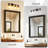 4-light Bathroom Light Fixtures, Matte Black Modern Vanity Lights Over Mirror With Clear Glass Shade, Bathroom Wall Lamp For Mirror Kitchen Hallway Cabinet Porch Reading Room-1273148681-1273148686