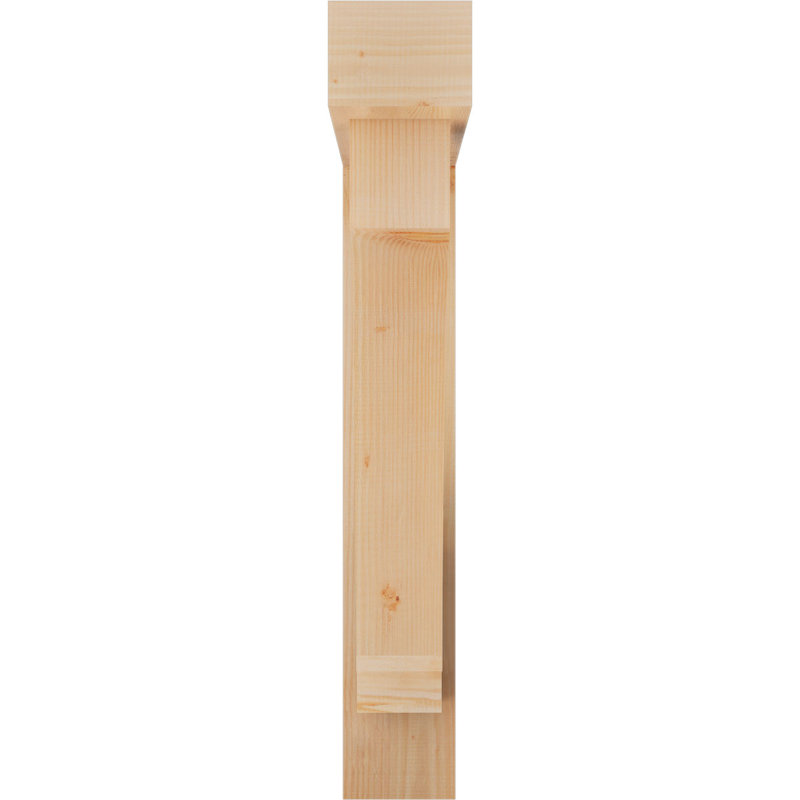 Support de bloc impérial avec entretoise décalée, 48 x 42, Sapin Douglas de l 7 1/2 (lisse)