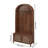 Arch Hall Tree With Bench And Shoe Storage, 4-in-1 Coat Rack With 4 Hooks And 2 Fluted Doors