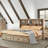 Jylisa Bookcase Storage Bed-1877193483