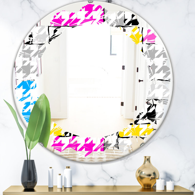 Miroir mural sans cadre Leaves, H 23,6 po x l 23,6 po