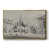Toile avec cadre flottant or est en rupture de stock