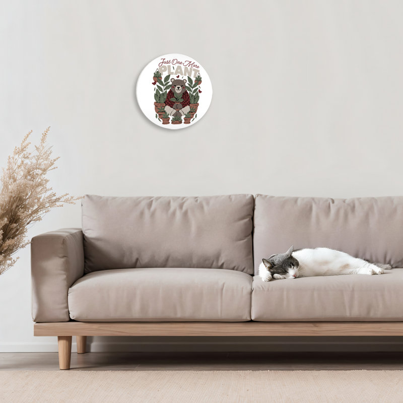 Plaque murale Just One More Plant, design par Tobe Fonseca
