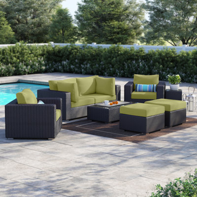 Ensemble modulaire d'extérieur pour terrasse 8 pièces Convene Collection