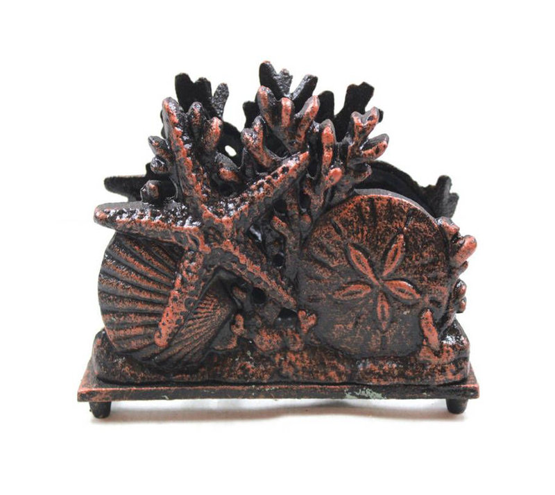Iron Napkin Holder, Copper