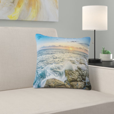 Housse de coussin rectangulaire et insert