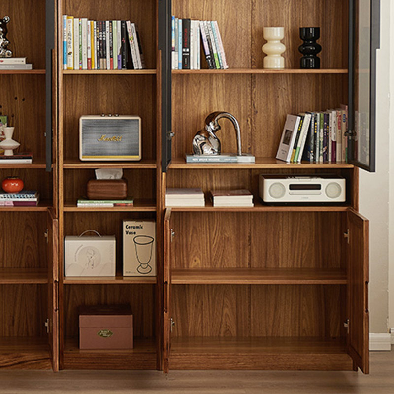 Bibliothèque classique en bois massif