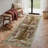 Veatrice Deerwood Rustic Animal Print Machine Washable Red / Brown Indoor Area Rug with Non-Slip Backing-1625204539