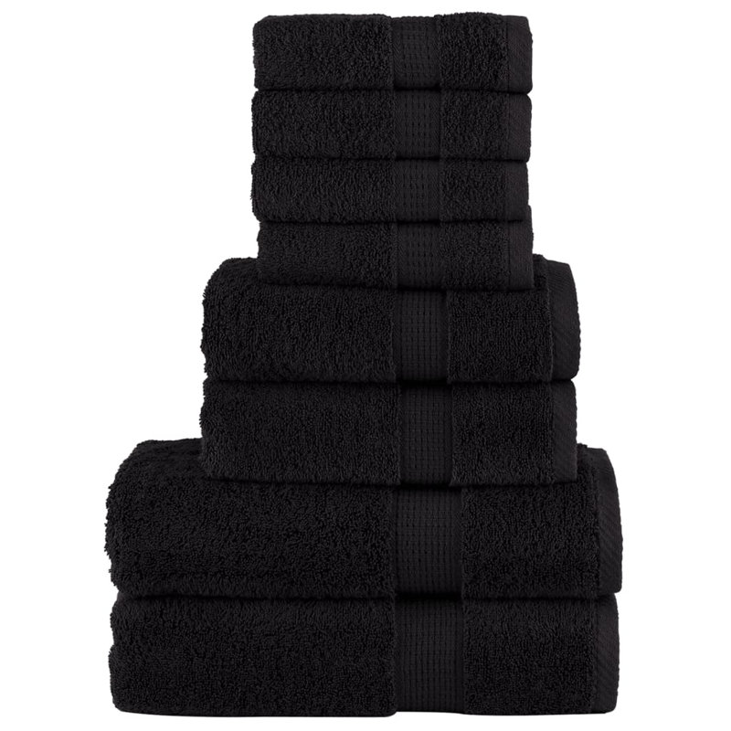 100% Cotton Mulit-Size Set, Black