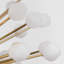 Lys 12 - Light Solid Brass Chandelier by Suzanne Kasler