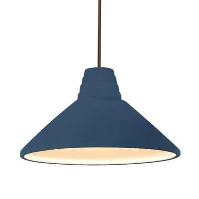 Luminaire suspendu conique à 1 lumière Roselle
