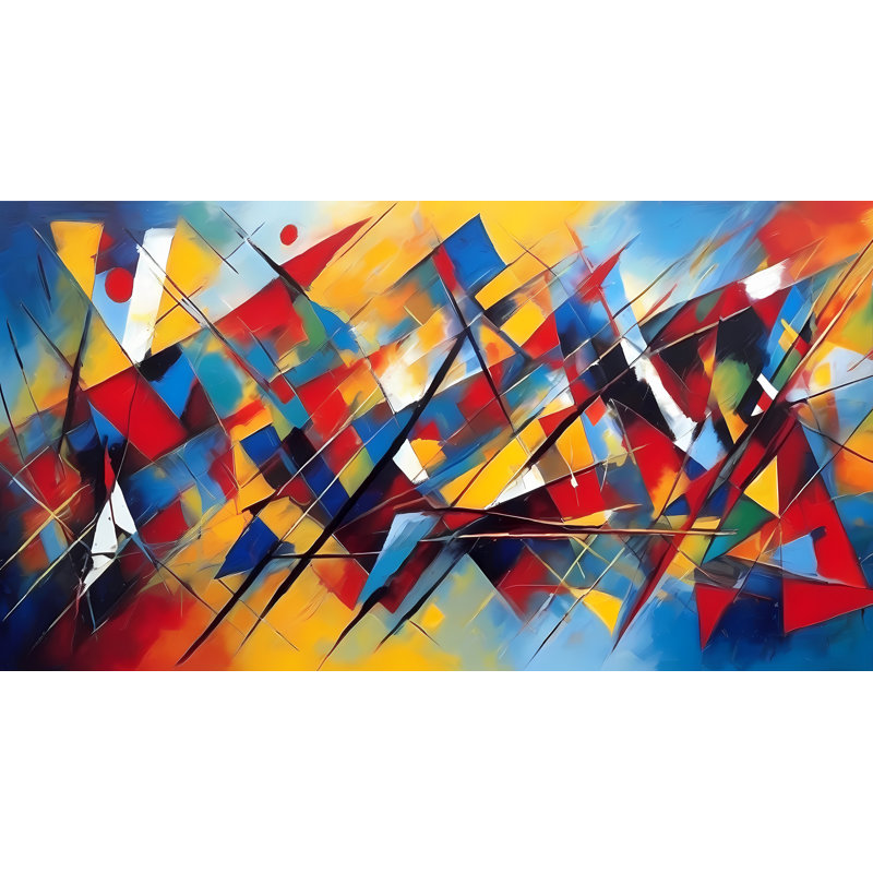 Shattered Fragments, 18" H x 36" W