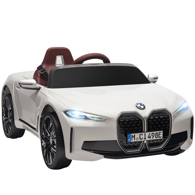 Colvard Zoomie Kids Battery Powered Ride On with Remote Control, White