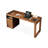 Brown Rectangular Solid Wood with 3 drawers Executive Desk, Office desk-118374701-118374705