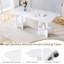 Ensemble de salle à manger moderne 5/7 pièces, table en marbre et chaises en peluche 4/6 Design compact et peu encombrant pour la salle à manger et la cuisine-1825491803-1825491804-1825491802