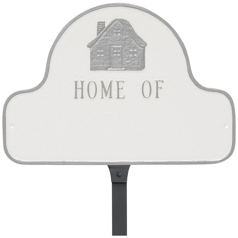 Panneau Home of Arch, Oui, Taupe / Blanc