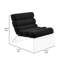 Fauteuil d'appoint rembourré sans accoudoirs Brialle-63225391