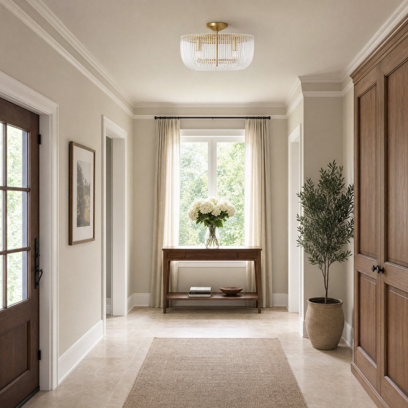 Dartmore 20 " 4 - Light Flush Mount