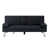 Black Faux Leather