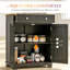 Buffet compact, armoire de rangement polyvalente avec tiroirs, armoire de cuisine élégante