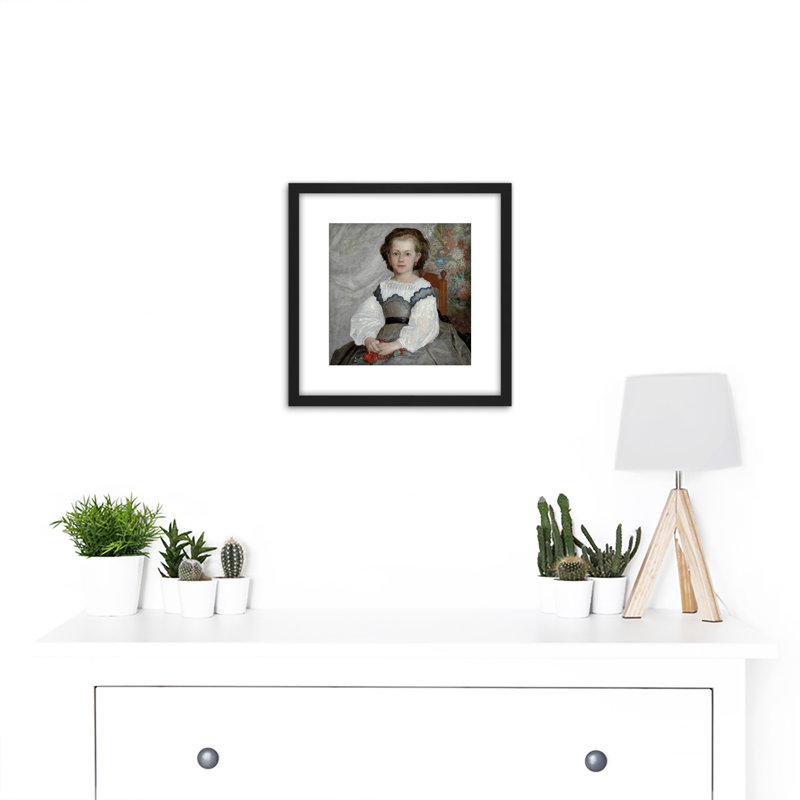 Portrait Romaine Lacaux by Pierre-Auguste Renoir - Single Picture Frame Painting