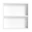 Lavabo de salle de bain 24 po pour salles de bain spacieuses - Armoire moderne sans lavabo, chêne blanc américain, composable, grands espaces de bain Gleam Composable blanc, chaleur excessive-121099352