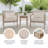 Amina 3 - Piece Outdoor Chat Set