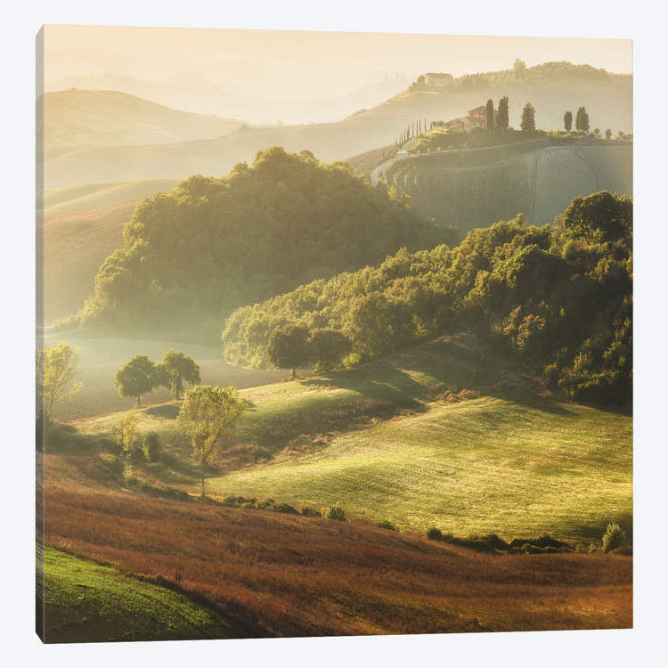 «Spring in Tuscany XVIII», reproduction de photo sur toile, H 12 po x l 12 po x P 0,75 po, Toile tendue, Pas de tapis