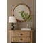 Miroir rond English Oak