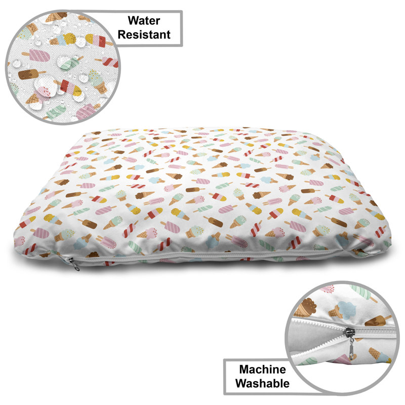 Lit pour chien crème glacée Ambesonne