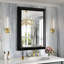 Miroir de salle de bain en verre trempé épais de haute qualité-282919236-282815484