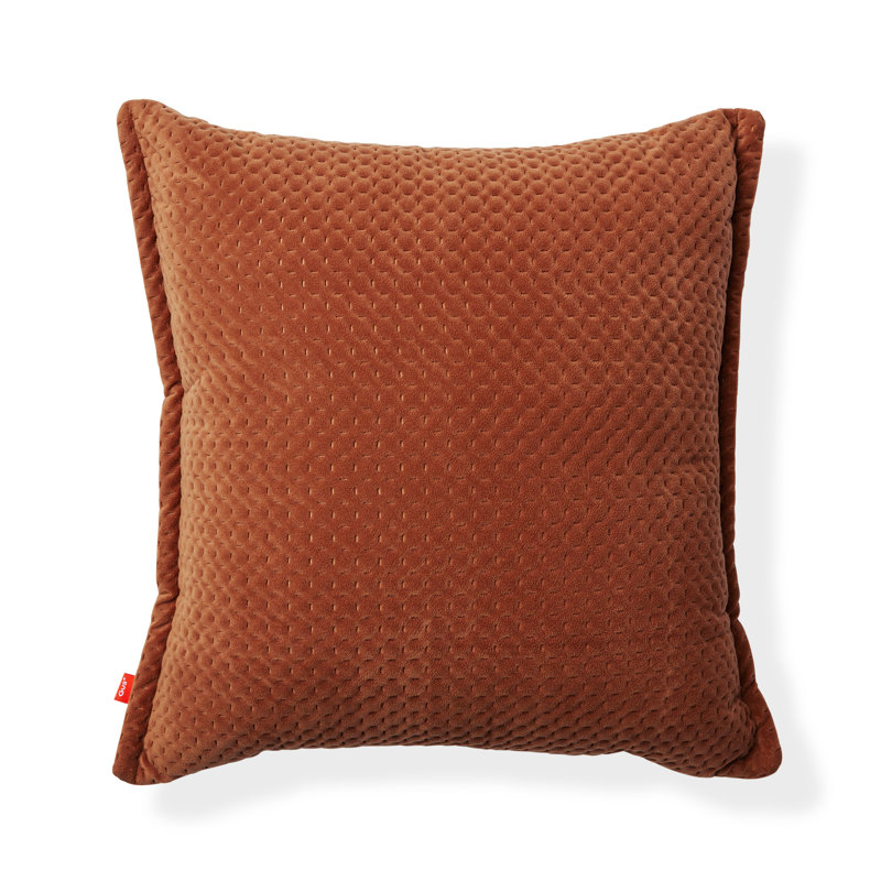 Ravi Velvet Square Pillow Cover & Insert, Via Cinnamon