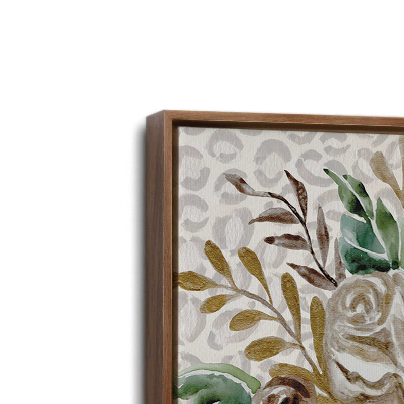 «Tranquil Beauty I» par Cindy Jacobs, reproduction d'art, L 18 po x H 24 po, Brun, Toile avec cadre