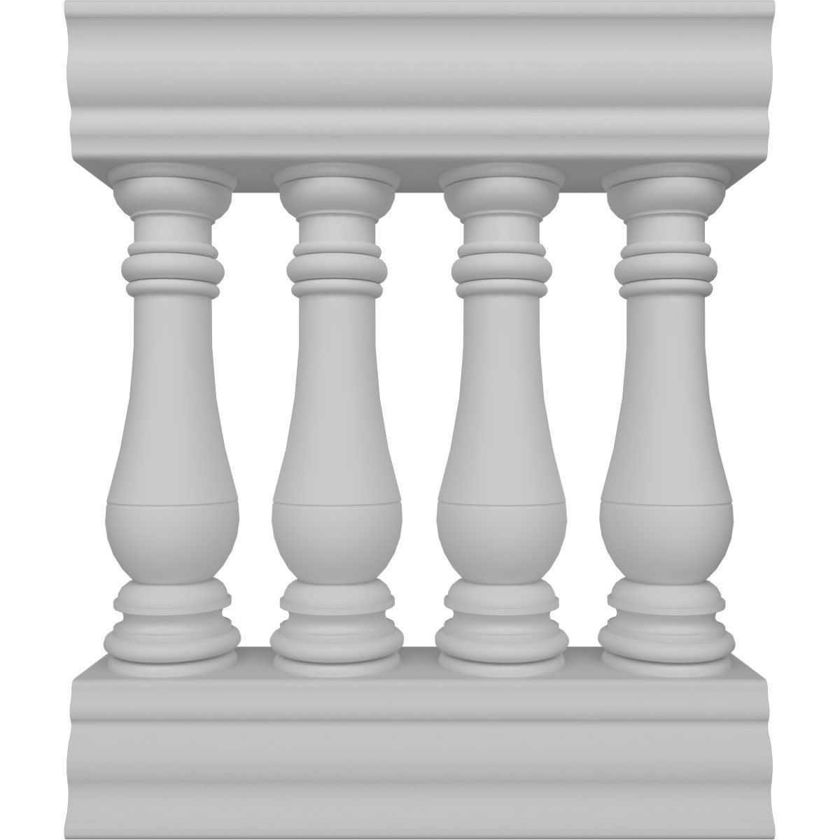 PCI Enterprises Bradford Gray Urethane Porch And Stair Railings Wayfair