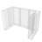 Garbage Can Storage Trash Can Enclosure Galvanized Steel Wire Mesh