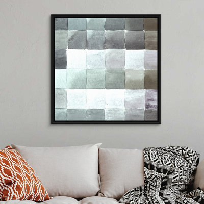 «Cool Tiles I» par Beverly Dyer, reproduction sur toile
