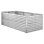 Galvanized Raised Garden Bed, 8 x 4 x 3 ft, Rectangular Metal Planter Box Kit Outdoor, Bottomless Elevated Planting Box with Gloves, Rustproof Alu-Zinc, for Growing Flowers Vegetables, Silver