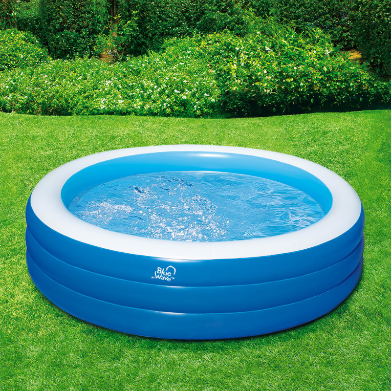 Piscine gonflable en plastique 1,83 pi x 7,5 pi Blue Wave Products